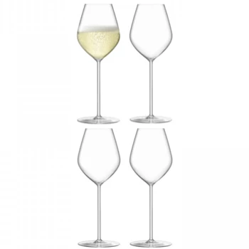 LSA International Set of 4 Champagne Tulip Glasses 3 LSA International Set of 4 Champagne Tulip Glasses