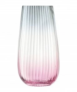LSA International Pink & Grey Dusk Vase - 28cm 7 LSA International Pink & Grey Dusk Vase - 28cm