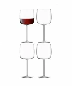 LSA International Borough Wine Glass 450 ml Clear X 4 Pcs 11 LSA International Borough Wine Glass 450 ml Clear X 4 Pcs