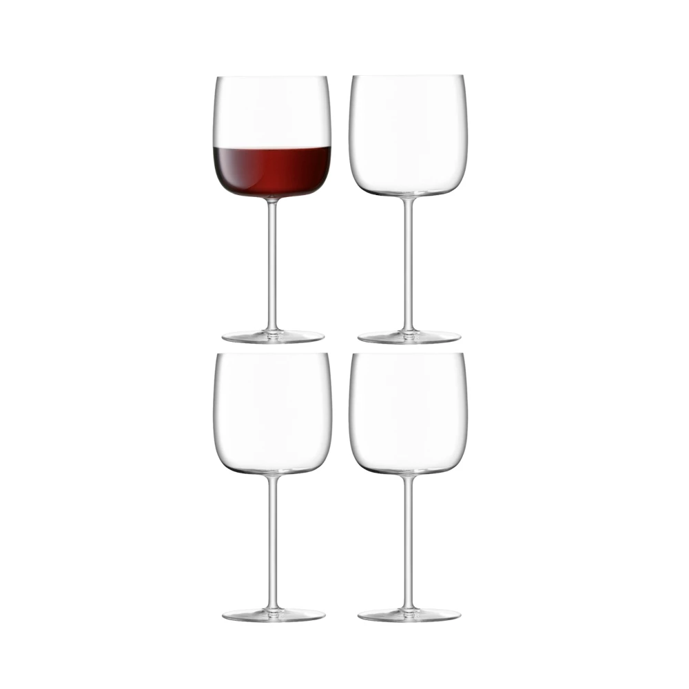 LSA International Borough Wine Glass 450 ml Clear X 4 Pcs 6 LSA International Borough Wine Glass 450 ml Clear X 4 Pcs