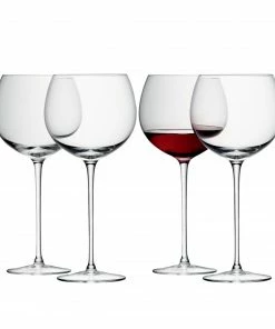 LSA International Set of 4 Wine Balloon Glasses - 570ml