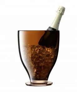 LSA International Epoque Mouthblown Glass Champagne Bucket - Amber