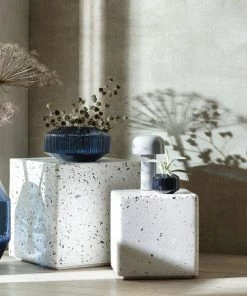 LSA International Sapphire Blue Rotunda Wide Vase