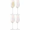 LSA International Set of 4 Pearl Champagne Flutes - 250ml 2 LSA International Set of 4 Pearl Champagne Flutes - 250ml