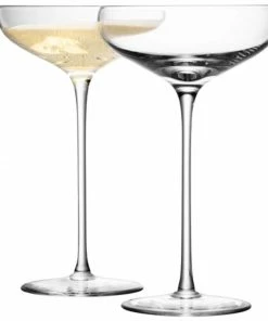 LSA International Set of 4 Wine Champagne Saucers 300ml