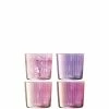 LSA International Set of 4 310ml Assorted Garnet Gems Tumbler Glasses 2 LSA International Set of 4 310ml Assorted Garnet Gems Tumbler Glasses