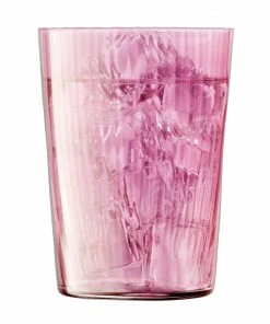 LSA International Gems Tumbler 560 ml Assorted Colours Garnet X 4 Pcs