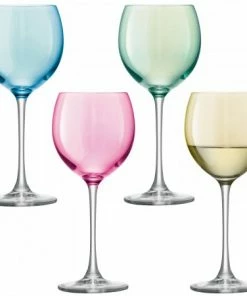 LSA International Polka Wine Glass (Set 4)