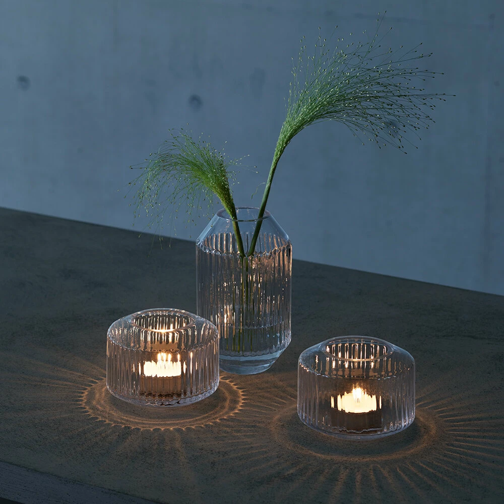 LSA International Rotunda Tealight Holder/Vase - Clear 4 LSA International Rotunda Tealight Holder/Vase - Clear