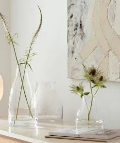 LSA International Mouthblown Glass Flower Kiln Vase H21cm