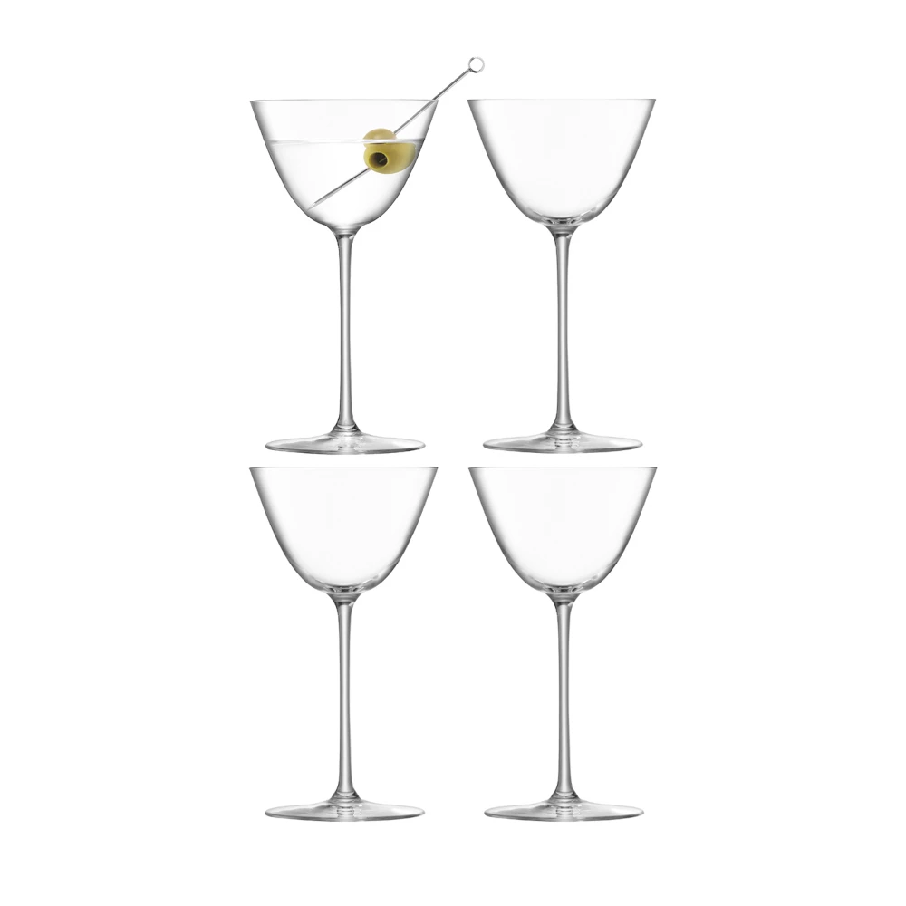 LSA International Borough Martini Glass 195 ml Clear X 4 Pcs 7 LSA International Borough Martini Glass 195 ml Clear X 4 Pcs