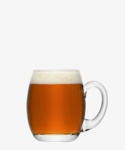 LSA International 500ml Clear Tankard Bar Beer Glass