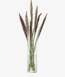 LSA International Wicker Vase Glass H20cm