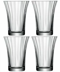 LSA International Set of 4 Aurelia Handmade Glass Tumblers