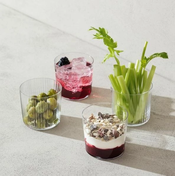 LSA International Gems Ripple Glass - Set of 8 9 LSA International Gems Ripple Glass - Set of 8