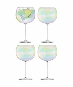 LSA International Bubble Balloon Glass 680 Ml Pearl X 4 Pcs 11 LSA International Bubble Balloon Glass 680 Ml Pearl X 4 Pcs