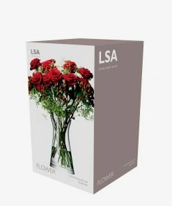 LSA International 29cm Clear Flower Mixed Bouquet Vase