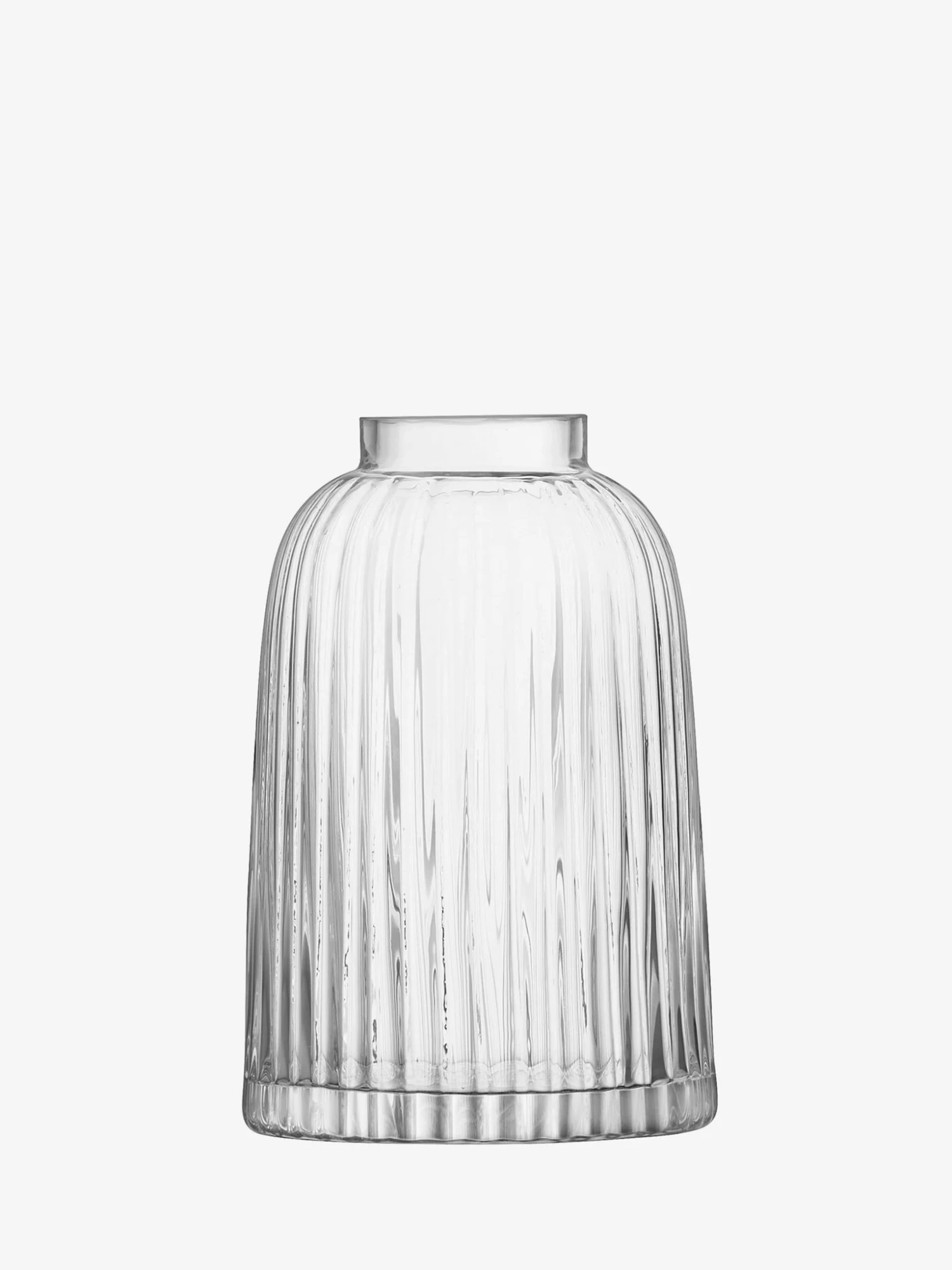 LSA International 20cm Clear Pleat Vase 3 LSA International 20cm Clear Pleat Vase