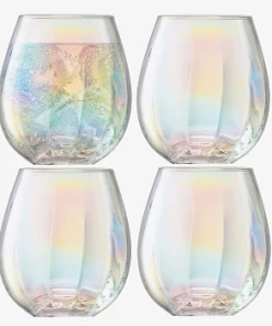 LSA International Pearl Water Glass Set of 4 13 LSA International Pearl Water Glass Set of 4