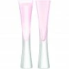 LSA International Set of 2 Moya Blush Flute Champagne Glasses 2 LSA International Set of 2 Moya Blush Flute Champagne Glasses