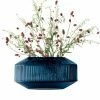 LSA International Sapphire Blue Rotunda Wide Vase 1 LSA International Sapphire Blue Rotunda Wide Vase