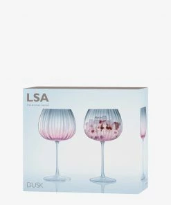 LSA International 650ml Pink Dusk Balloon Goblet
