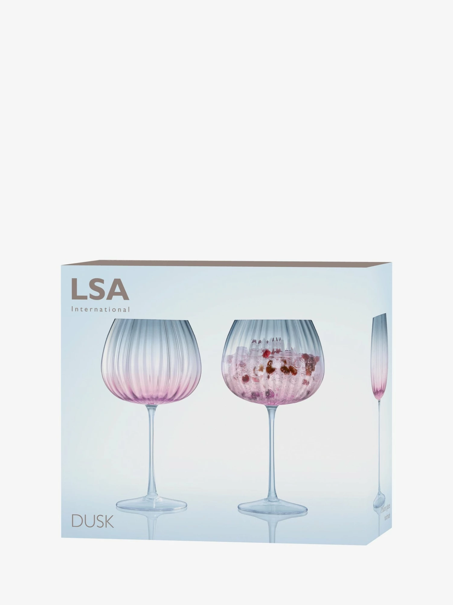 LSA International 650ml Pink Dusk Balloon Goblet 4 LSA International 650ml Pink Dusk Balloon Goblet
