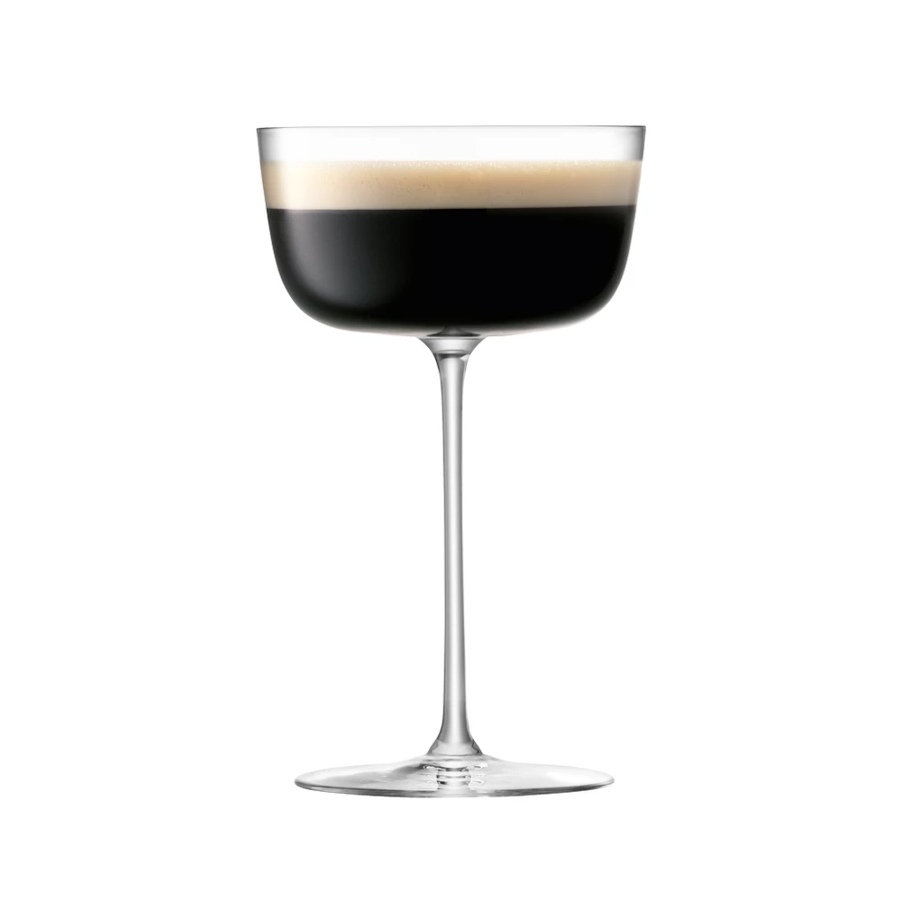 LSA International Borough Cocktail Saucer 240 ml Clear X 4 Pcs 6 LSA International Borough Cocktail Saucer 240 ml Clear X 4 Pcs