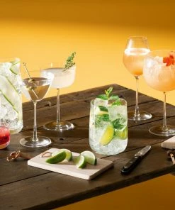 LSA International Set of 4 Champagne Tulip Glasses