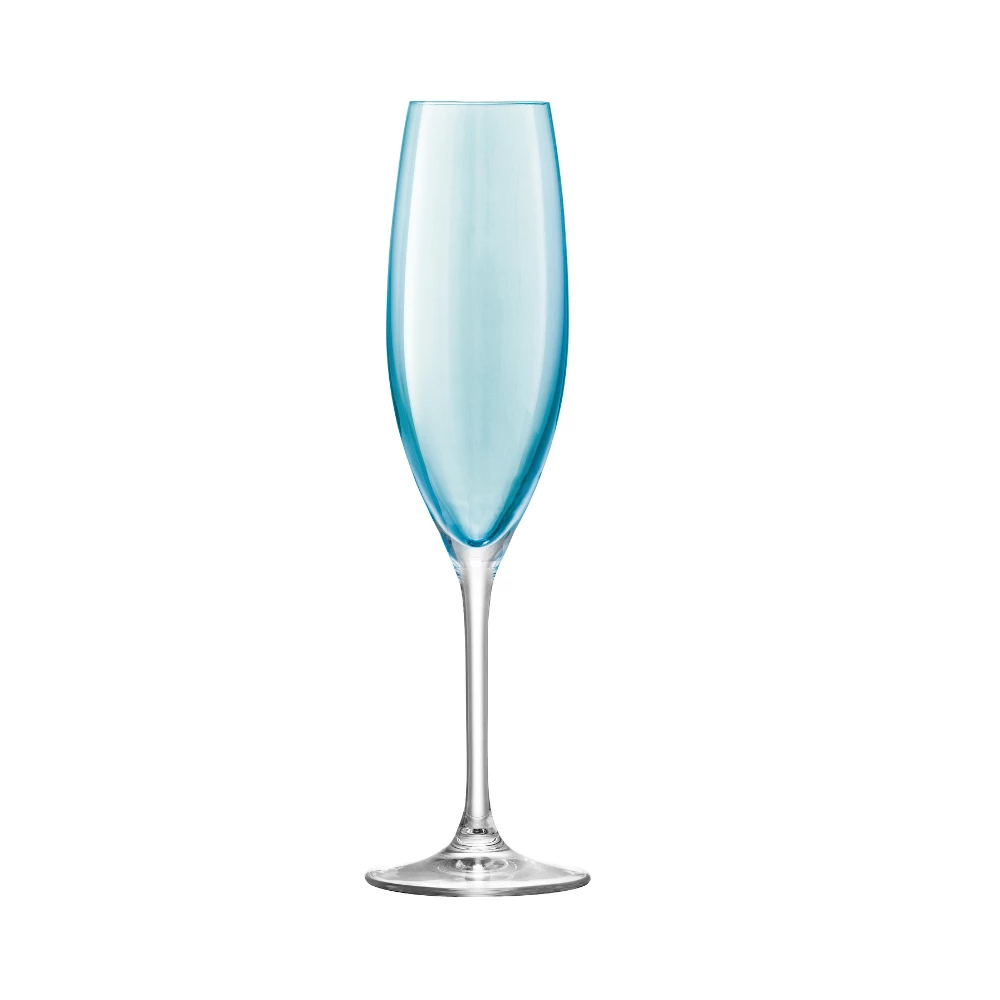 LSA International Polka Champagne Flute 225 ml Pastel Assorted X 4 Pcs 5 LSA International Polka Champagne Flute 225 ml Pastel Assorted X 4 Pcs