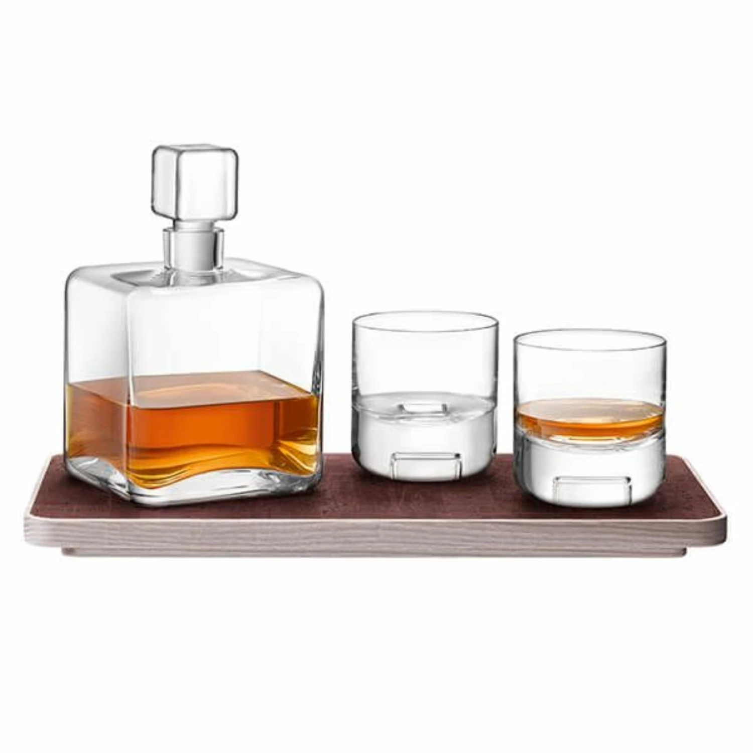 LSA International Cask Whisky Connoisseur Set with Ash/Cork Tray 3 LSA International Cask Whisky Connoisseur Set with Ash/Cork Tray