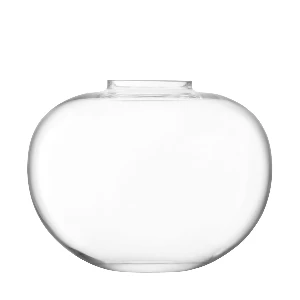 LSA International Mouthblown Glass Flower Curved Bouquet Vase H15cm 3 LSA International Mouthblown Glass Flower Curved Bouquet Vase H15cm