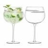 LSA International Verso Gin Cocktail Balloon Glass - Set of 2 2 LSA International Verso Gin Cocktail Balloon Glass - Set of 2