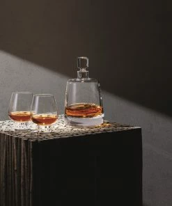 LSA International Madrid Brandy Set with Decanter and 2 Brandy Glasses
