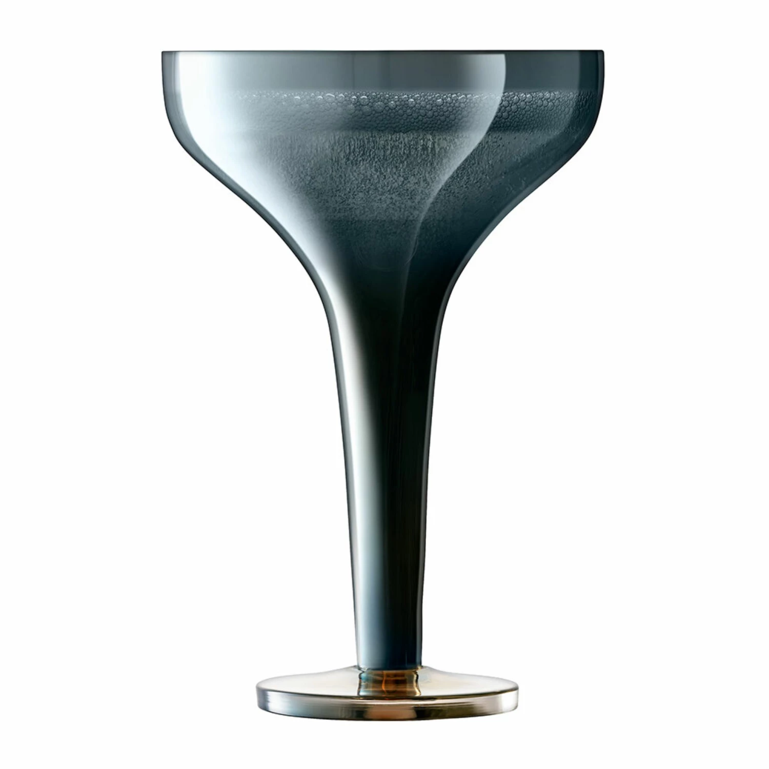 LSA International Set of 2 Sapphire Blue Epoque Champagne Saucers 4 LSA International Set of 2 Sapphire Blue Epoque Champagne Saucers