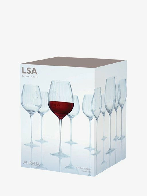 LSA International 660ml Set of 4 Aurelia Red Wine Glass 5 LSA International 660ml Set of 4 Aurelia Red Wine Glass
