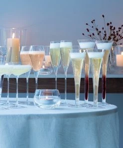 LSA International Set of 4 Wine Champagne Saucers 300ml