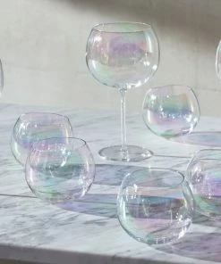 LSA International Set of 4 Bubble Rocking Tumblers - Pearl 350ml 7 LSA International Set of 4 Bubble Rocking Tumblers - Pearl 350ml