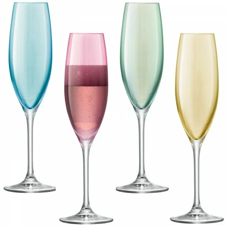 LSA International Polka Champagne Flute (Set 4) 3 LSA International Polka Champagne Flute (Set 4)