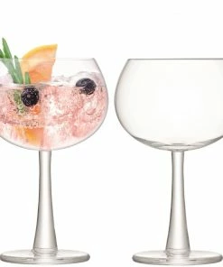 LSA International Set Of 2 420ml Gin Balloon Glasses