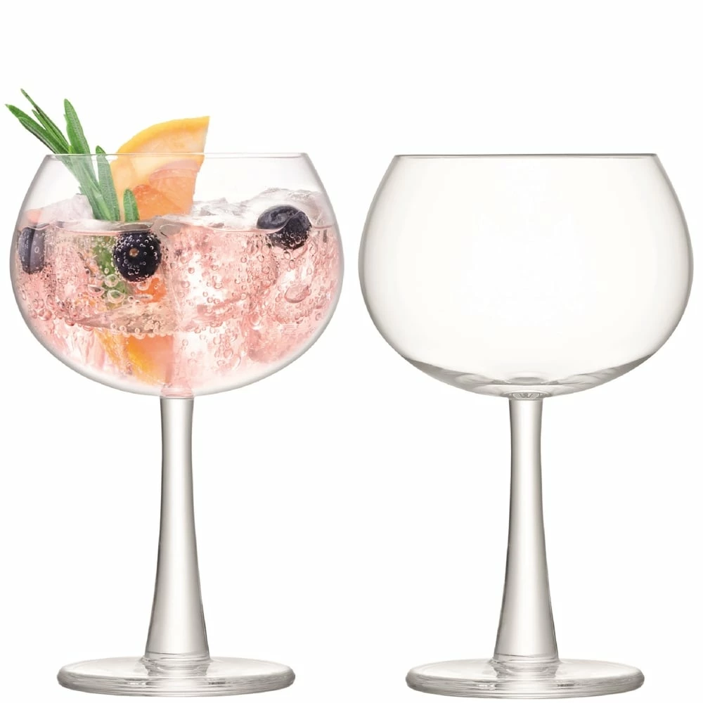 LSA International Set Of 2 420ml Gin Balloon Glasses 3 LSA International Set Of 2 420ml Gin Balloon Glasses