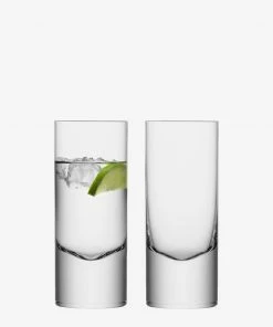 LSA International Set of 2 360ml Clear Boris Highball Glass