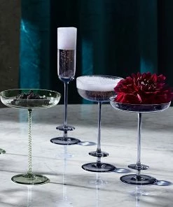 LSA International Theatre Champagne Saucers - Set of 2