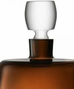 LSA International Peat Brown Whisky Club Whisky Set - Decanter & 2 Tumblers 11 LSA International Peat Brown Whisky Club Whisky Set - Decanter & 2 Tumblers