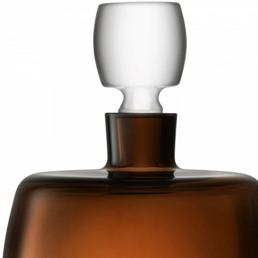 LSA International Peat Brown Whisky Club Whisky Set - Decanter & 2 Tumblers 7 LSA International Peat Brown Whisky Club Whisky Set - Decanter & 2 Tumblers