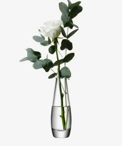 LSA International 17cm Clear Flower Single Stem Vase 9 LSA International 17cm Clear Flower Single Stem Vase