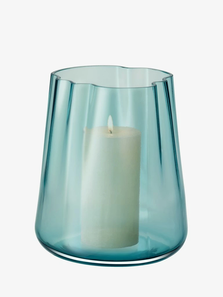 LSA International Sea Green 24cm Lagoon Lantern/Vase 3 LSA International Sea Green 24cm Lagoon Lantern/Vase
