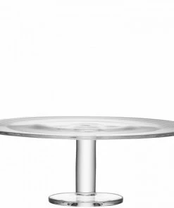 LSA International 40cm Handmade Glass Konstantin Cake Stand