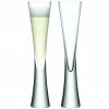 LSA International Moya Flute Champagne Glasses (Pair) 2 LSA International Moya Flute Champagne Glasses (Pair)