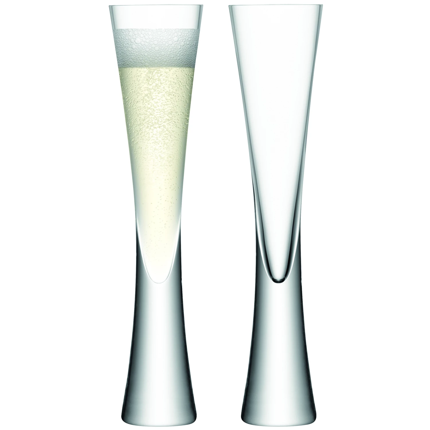 LSA International Moya Flute Champagne Glasses (Pair) 3 LSA International Moya Flute Champagne Glasses (Pair)